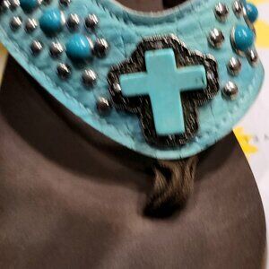 Montana West Flip Flops Turquoise